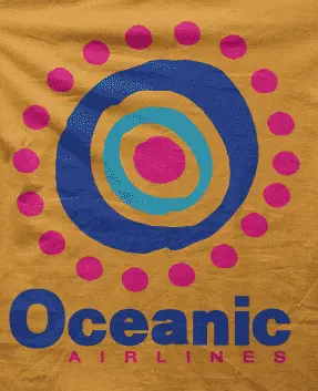 Camiseta Oceanic Airlines-detalle