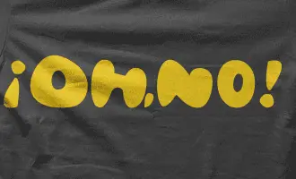 Camiseta Oh,no-detalle