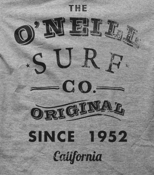 Camiseta Oneill surf-detalle