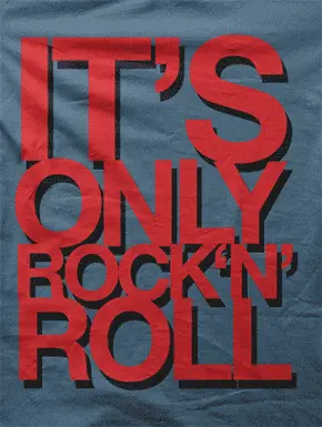 Camiseta Only Rock and roll-detalle