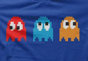 Camiseta Pacman-detalle
