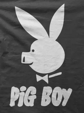 Camiseta Pig boy-detalle
