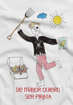 Camiseta Pirata-detalle