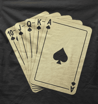 Camiseta Poker-detalle