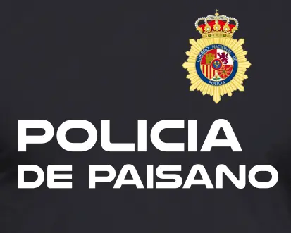 Camiseta Policia de paisano-detalle