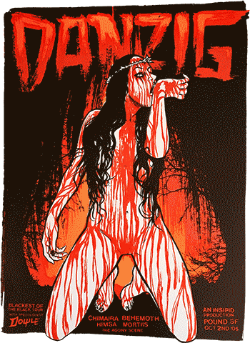 Camiseta Poster Danzig-detalle