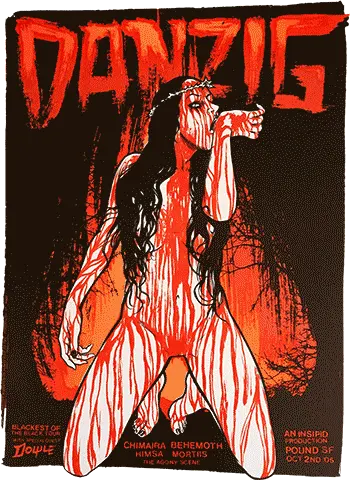 Camiseta Poster Danzig-detalle