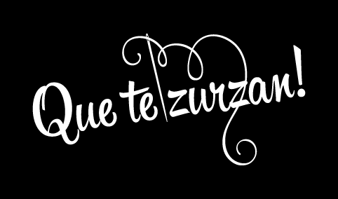 Camiseta Que te zurzan chica-detalle