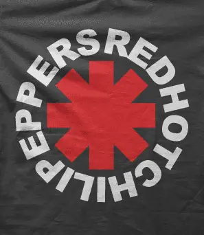 Camiseta Red hot chili peppers-detalle