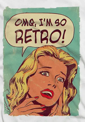 Camiseta Retro pop art-detalle