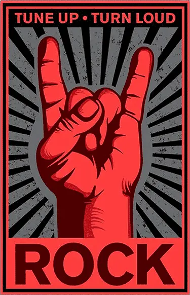 Camiseta Rock-Poster-detalle