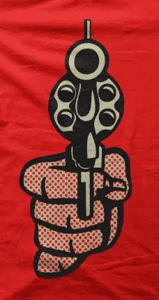 Camiseta Roy Lichtenstein-detalle