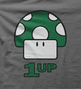 Camiseta Seta 1UP verde-detalle