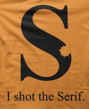 Camiseta Shot the serif-detalle