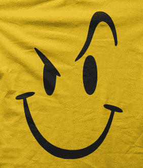 Camiseta Sonrisa diabolica-detalle