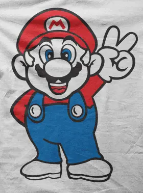 Camiseta Super Mario-detalle