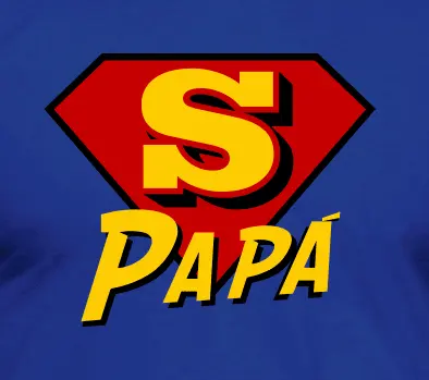 Camiseta Super Papa-detalle