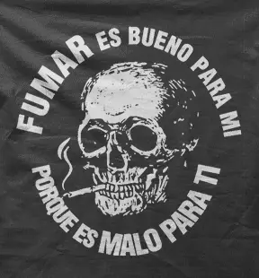 Camiseta Tabaco-detalle