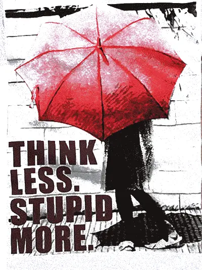 Camiseta Think less-detalle