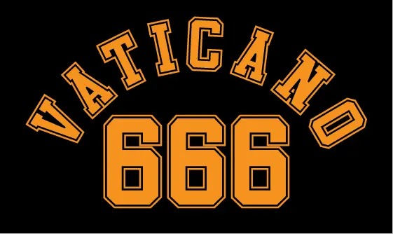 Camiseta Vaticano 666-detalle