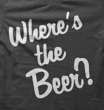 Camiseta Where is the beer-detalle
