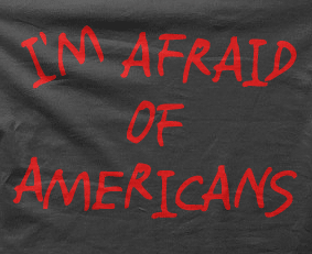 Camiseta afraid americans-detalle