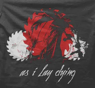 Camiseta as i lay dying-detalle
