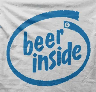 Camiseta beer inside-detalle