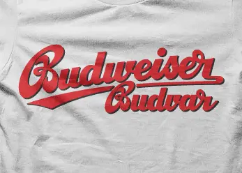 Camiseta budweiser-detalle