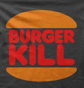 Camiseta burger kill-detalle