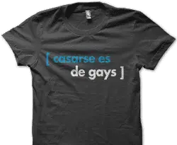 casarse es de gays