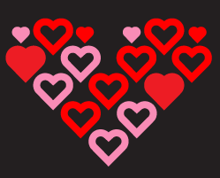 Camiseta corazones-detalle