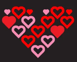 Camiseta corazones-detalle