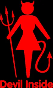 Camiseta devil inside-detalle