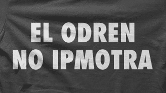 Camiseta el orden-detalle