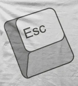 Camiseta escape-detalle