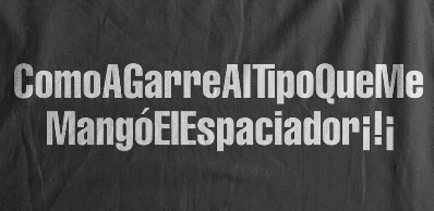 Camiseta espaciador-detalle