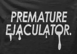 Camiseta eyaculador precoz-detalle