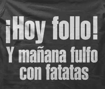 Camiseta follo con patatas-detalle