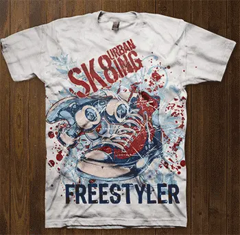 Camiseta freestyler-detalle