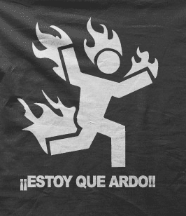 Camiseta fuego-detalle