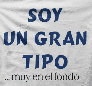 Camiseta gran tipo-detalle