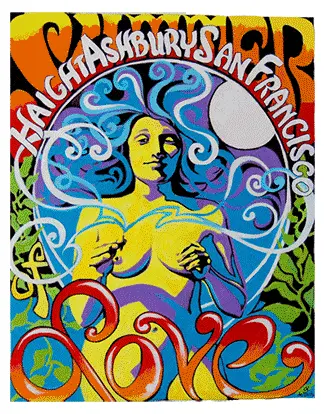 Camiseta haight asbury-detalle
