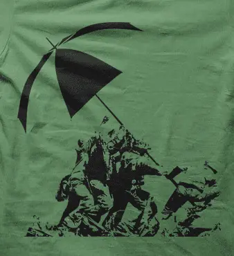 Camiseta iwo jima-detalle