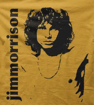 Camiseta jim morrison-detalle