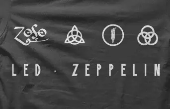 Camiseta led zeppelin III-detalle