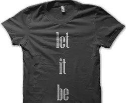 let it be