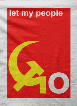 Camiseta let my people-detalle