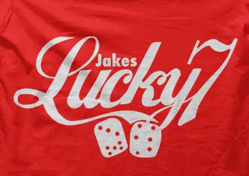 Camiseta lucky 7-detalle