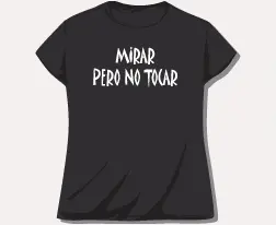 mirar pero no tocar